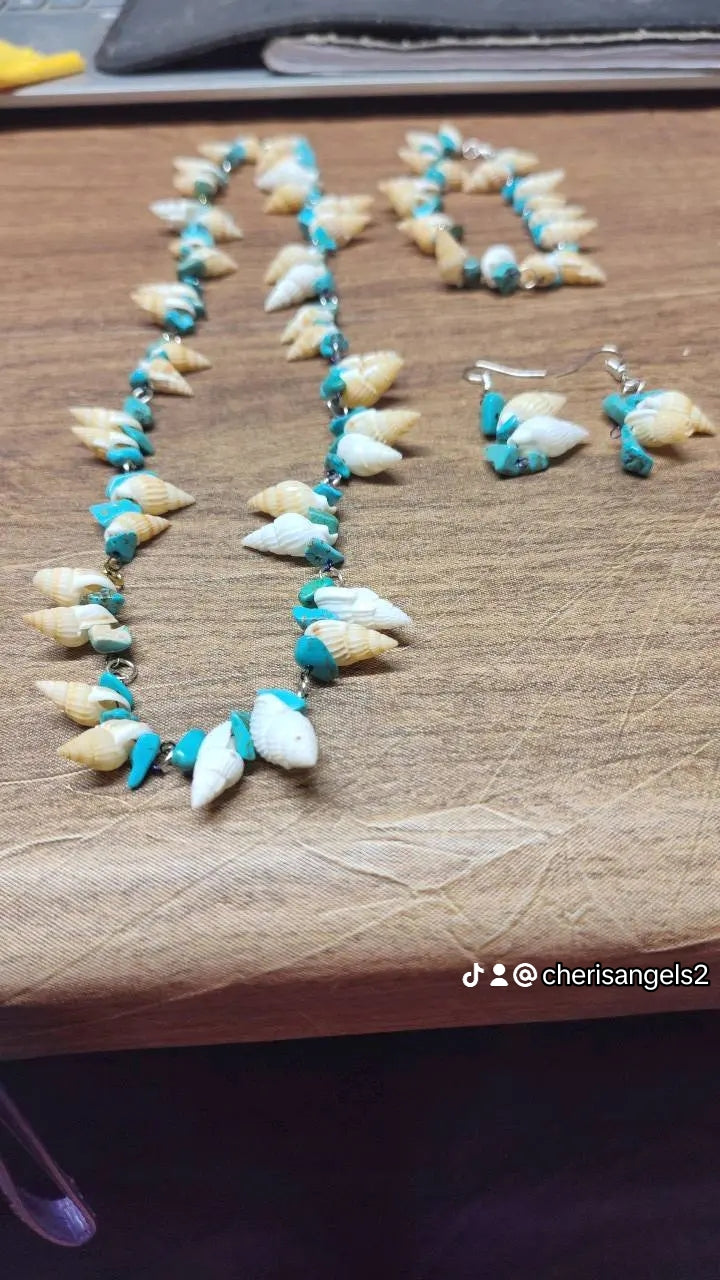 Hemitite and seashell sets